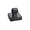 Custom Business Rubber Stamp, Large Size 11 x 8 cm, Personalised Logo Design, Black and White, ABS Material