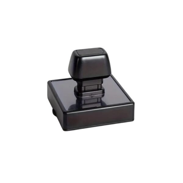 Custom Business Rubber Stamp, Large Size 11 x 8 cm, Personalised Logo Design, Black and White, ABS Material